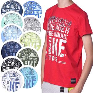 BEZLIT Jongens-T-shirt met motiefprint 104 turquoise