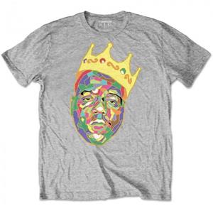 Notorious B.I.G. Beruchte B.I.G.. Kinder/Kids Crown T-shirt 5 Years zwart