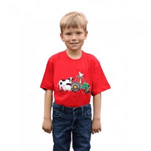 Pertemba FR - Apparel British Country Collection Kinder/Kids Farmland T-shirt 9-10 Years rood