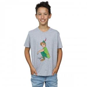 Peter Pan jongens klassiek T-shirt 12-13 grijs