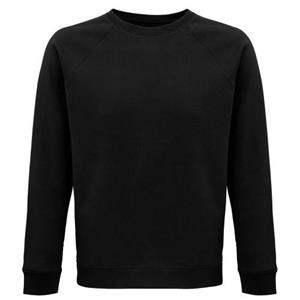SOLS Unisex volwassen ruimte organische Raglan Sweatshirt M zwart