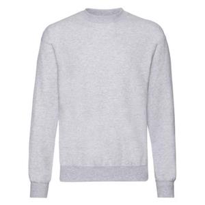 Fruit of the Loom Heren klassiek heather drop-shoulder sweatshirt 4XL grijs