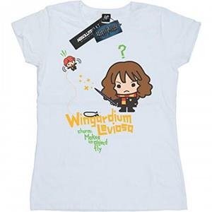 Harry Potter Boys Wingardium Leviosa Hermione Cotton T-Shirt 12-13 wit