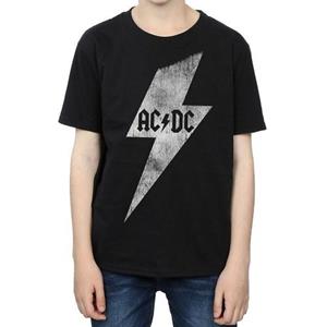 AC/DC jongens bliksemschicht katoenen T-shirt 12-13 zwart