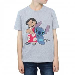 Lilo & Stitch Klassiek T-shirt voor jongens 12-13 grijs