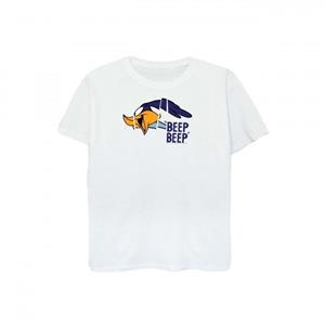 Looney Tunes jongens piep piep Road Runner katoenen T-shirt 12-13 wit