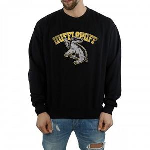 Harry Potter heren Huffelpuf katoenen sweatshirt L zwart