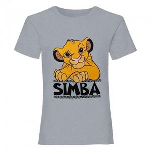 The Lion King Het Lion King jongens Simba T-shirt met korte mouwen 3-4 Years grijs/geel