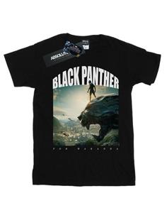 Marvel Boys Black Panther voor Wakanda T-shirt 12-13 zwart
