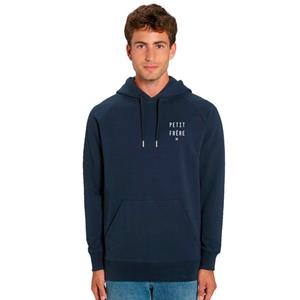 We are family Herenhoodie - LITTLE BROTHER X CŒUR WAF XS marineblauwe kleur