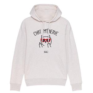 Enkr KAT ANNOTHERS ME hoodie XS vuilwit