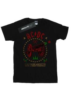 AC/DC Boys Christmas voor die T-shirts 12-13 zwart