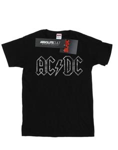AC/DC T-shirt met gekarteld logo voor jongens 12-13 zwart