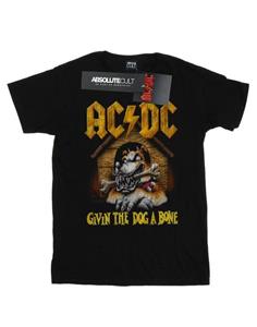 AC/DC-jongens geven de hond een bot-T-shirt 12-13 zwart