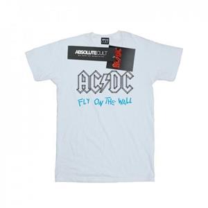 AC/DC Jongens Fly On The Wall Outline T-shirt 12-13 wit