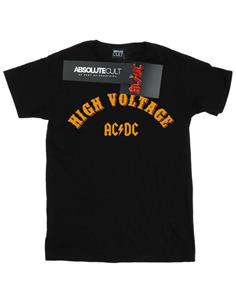 AC/DC jongens hoogspanning collegiaal T-shirt 12-13 zwart