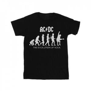 Pertemba FR - Apparel ACDC Evolution Of Rock katoenen T-shirt voor meisjes 12-13 zwart