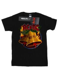 AC/DC Kerst Hells Bells katoenen T-shirt voor meisjes 12-13 zwart