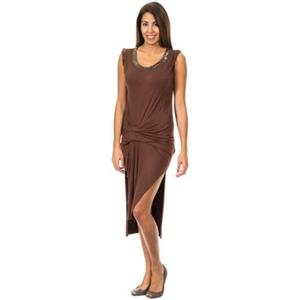Romeinse stijl jurk met brede banden 10DVE0585 vrouw