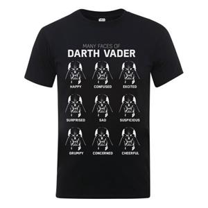 Star Wars jongens vele gezichten van Darth Vader katoenen T-shirt
