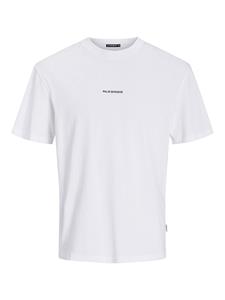 Jack & jones T-shirt Korte Mouw Jack & Jones T-shirt blanc col rond manches courtes