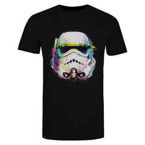 Star Wars Girls Command Stormtrooper Art-katoenen T-shirt 12-13 zwart