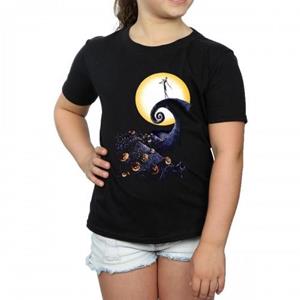 Nightmare Before Christmas meisjes begraafplaats katoenen T-shirt 12-13 zwart