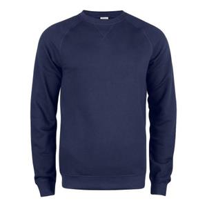 Pertemba FR - Apparel Clique Premium herensweatshirt met ronde hals L marineblauwe kleur
