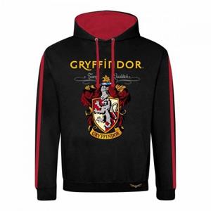 Harry Potter Unisex Adult Property of Gryffindor Contrast Hoodie XL rood/zwart