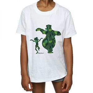 Pertemba FR - Apparel Jungle Book meisjes Mowgli en Baloe dans katoenen T-shirt 12-13 wit