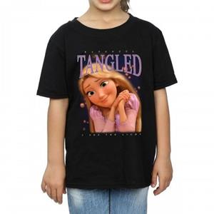 Pertemba FR - Apparel Verwarde meisjes Rapunzel Montage katoenen T-shirt 12-13 zwart