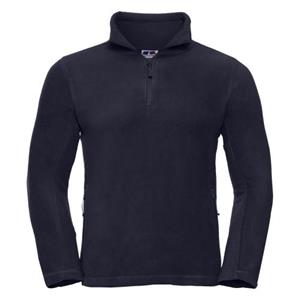 Russell Heren outdoorfleecetop met 1/4 rits L zwart
