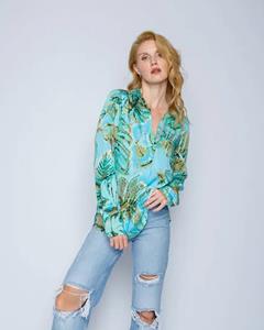 Emily Van den Bergh Blouse met all-over motief