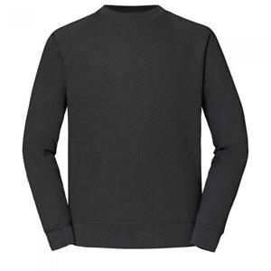 Fruit of the Loom Klassiek Raglan-sweatshirt voor heren XXL lichtgrijze kleur