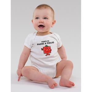 Monsieur Madame Body - COSTAUD DE PERE EN FILS IT 3/6 mois wit