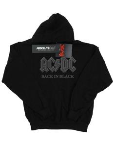 AC/DC jongens terug in zwarte hoodie 12-13 zwart