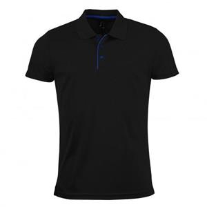 SOLS Heren Performer piqué poloshirt met korte mouwen XL wit