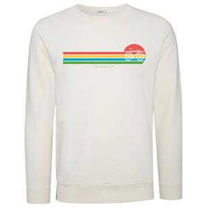 GreenBomb  Bike Sunset Stripes Summer Wild - Sweatshirts - Trui, wit