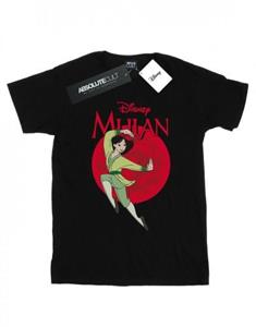 Disney Mulan Dragon Circle katoenen T-shirt voor meisjes 12-13 wit