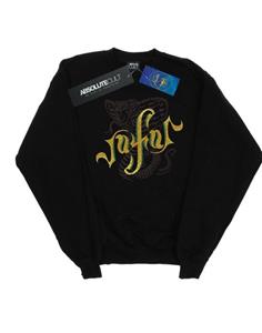 Disney Boys Aladdin Movie Jafar Snake Logo Sweatshirt 12-13 zwart