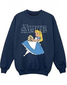 Disney jongens Alice In Wonderland bloemen Sweatshirt 12-13 zwart