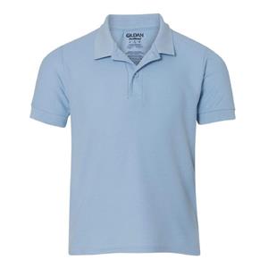 Gildan DryBlend jeugdsport dubbel piqué poloshirt XL houtskool