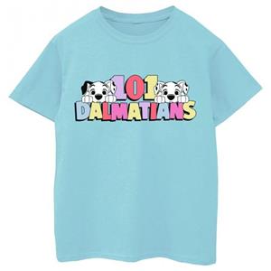 Disney Girls 101 Dalmatiërs Multi Color katoenen T-shirt 12-13 babyblauwe kleur