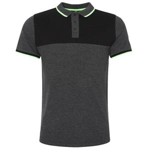 Liverpool FC herenpaneelpoloshirt S houtskool/zwart