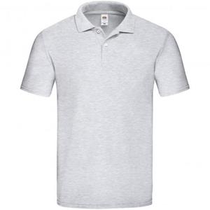 Fruit of the Loom origineel herenpoloshirt M grijs