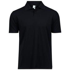 Tee Jays Power Pique biologisch poloshirt voor heren L zwart