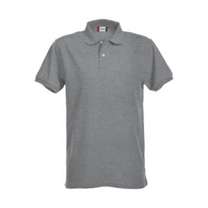 Pertemba FR - Apparel Clique gemêleerd herenpoloshirt XL grijs