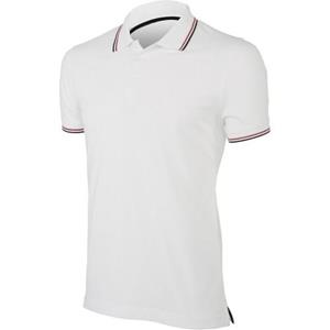 Kariban herenpoloshirt met contrasterende korte mouwen S Vloot