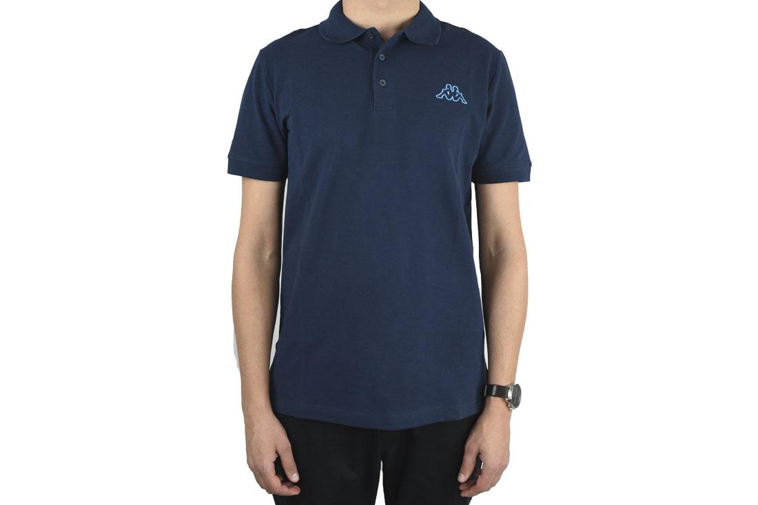 Kappa Peleot Polo, marineblauwe T-shirts voor heren