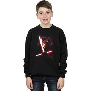 Pertemba FR - Apparel Star Wars: The Last Jedi Boys Kylo Ren geborsteld katoenen sweatshirt 12-13 zwart
